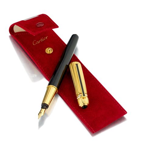 pasha de cartier ballpoint pen|cartier burgundy pen refills.